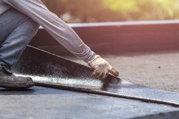 Professional Waterproofing technician working in Plymouth, MN